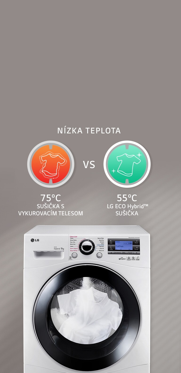 Jemná starostlivosť pri nízkej teplote